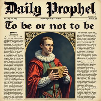 Flux KI Bildgenerierung_Hamlet